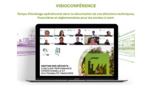 Visioconférence FCL et SAGE ENGINEERING sur la gestion des déchets et la soutenabilité financière.